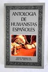 Antología de humanistas españoles