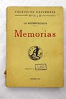 Memorias / Francois La Rochefoucauld