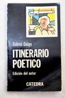 Itinerario poético / Gabriel Celaya