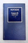 Ensayos completos Tomo II / Michel de Montaigne