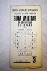 Guía militar de carreteras de España número 3