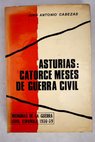 Asturias catorce meses de guerra civil / Juan Antonio Cabezas