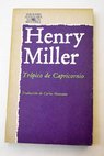 Trópico de Capricornio / Henry Miller