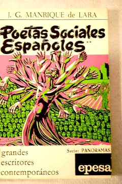 Poetas sociales espaoles / Jos Gerardo Manrique de Lara