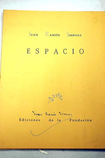 Espacio / Juan Ramn Jimnez