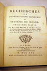 Recherches Sur Differens Points Importans Du Systeme Du Monde Troiseme Partie / ALEMBERT Jean Le Rond d