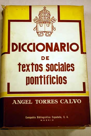 Diccionario de textos sociales pontificios
