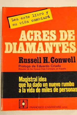 Acres de diamantes / Russell H Conwell