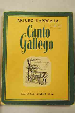 Canto gallego / Arturo Capdevila