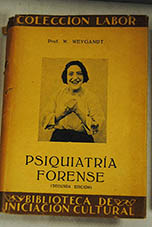 Psiquiatra forense / W Weygandt