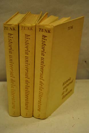 Historia universal de la literatura 3 tomos / Eduard von Tunk