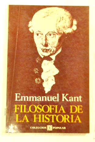 Filosofa de la historia / Immanuel Kant