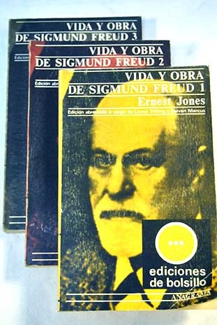 Vida y obra de Sigmund Freud 3 vols / Ernest Jones