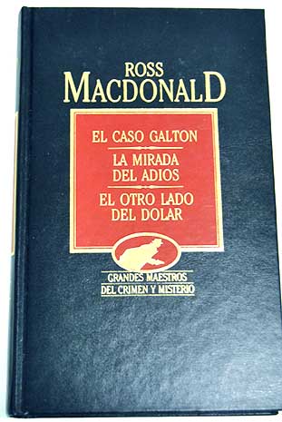 El caso Galton La mirada del adis El otro lado del dlar / Ross Macdonald