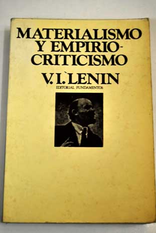 Materialismo y empiriocriticismo / Vladimir Ilich Lenin