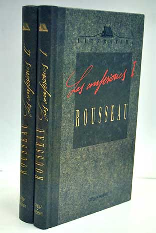 Las confesiones 2 vols / Jean Jacques Rousseau