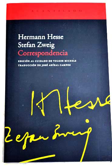 Correspondencia / Hermann Hesse