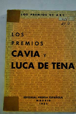 Los premios de ABC Mariano de Cavia y Luca de Tena