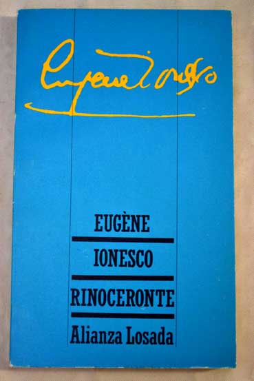 Rinoceronte / Eugne Ionesco