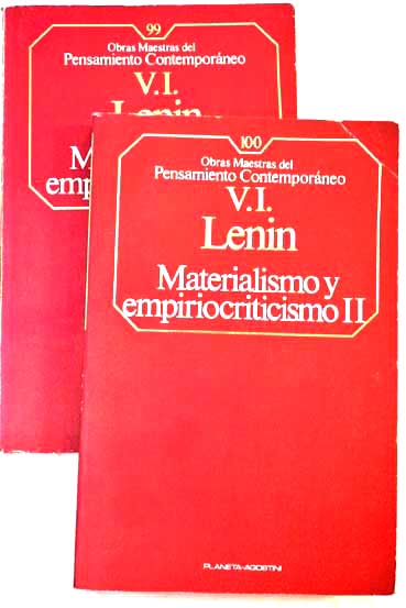 Materialismo y empiriocriticismo 2 vols / Vladimir Ilich Lenin