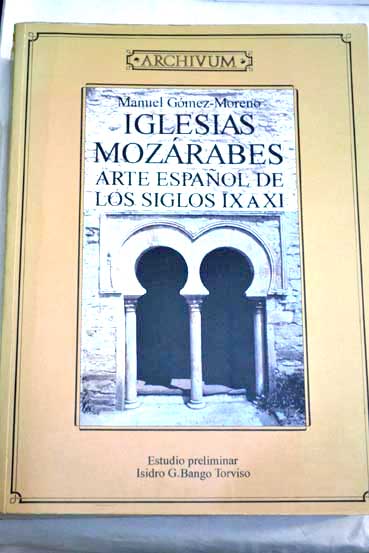 Resultado de imagen de mozarabe gomez moreno