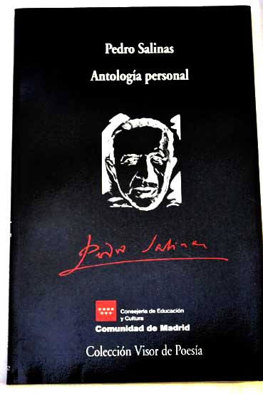 Antologa personal / Pedro Salinas