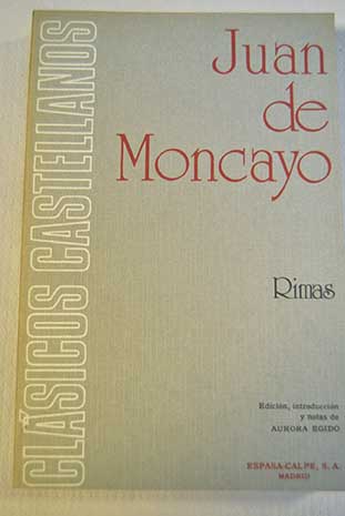 Rimas / Juan Moncayo y Gurrea