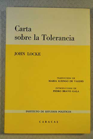 Carta sobre la tolerancia / John Locke