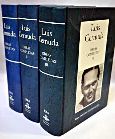 Obras completas / Luis Cernuda