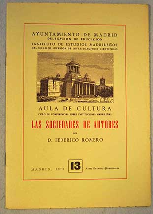 Las sociedades de autores / Federico Romero