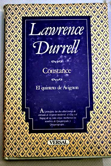 Constance o las prcticas solitarias / Lawrence Durrell