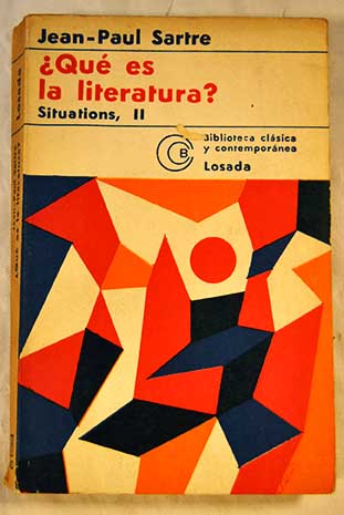 Literatura y arte situations II / Jean Paul Sartre