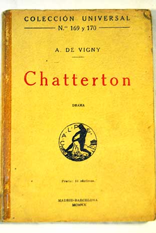 Chatterton / Alfred de Vigny
