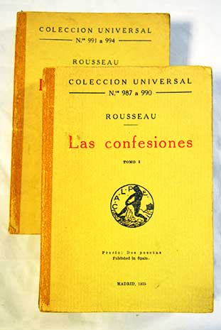 Las confesiones / Jean Jacques Rousseau
