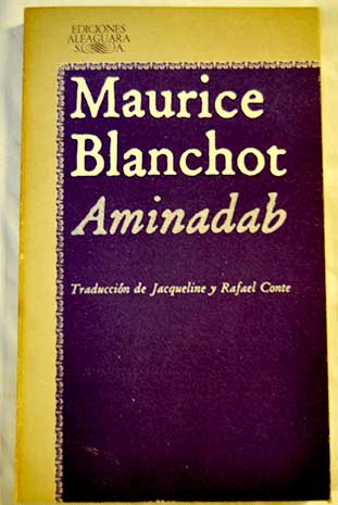 Aminadab / Maurice Blanchot