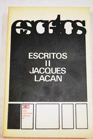 Escritos Tomo 2 / Jacques Lacan