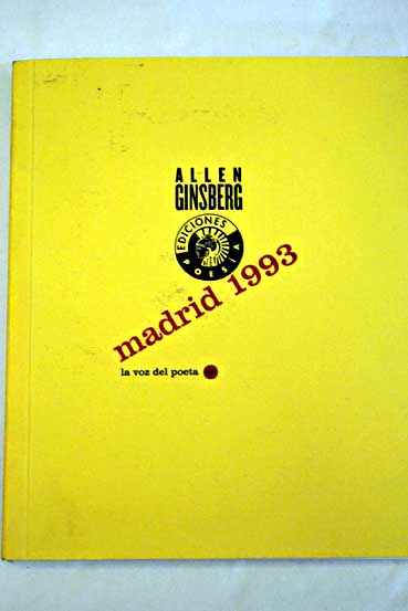 Madrid 1993 / Allen Ginsberg