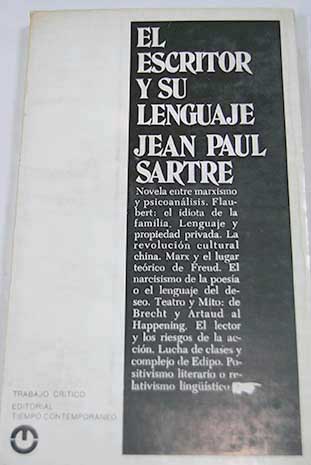 El escritor y su lenguaje y otros textos / Jean Paul Sartre