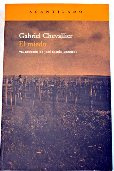 El miedo / Gabriel Chevallier